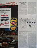 Ray O Vac And Road Accident At Night Ad 1945