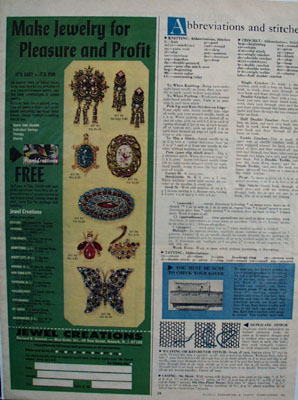 Jewel Creations Make Jewelry Ad 1968
