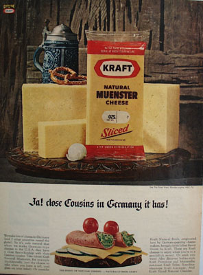 Kraft Close Cousins In Germany It Has Ad 1967