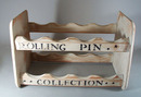 Rolling Pin Collection Shelf. Newer wood