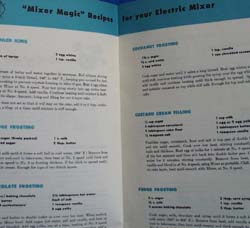 Recipes For The New Electric Mixer