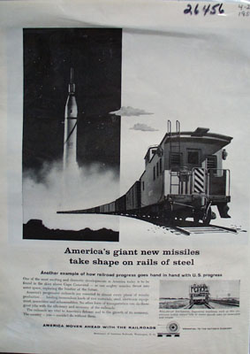 Assn. American Railroads Rails of Steel Ad 1959