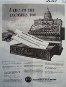 American Railroads Lift to Taxpayers Ad 1944