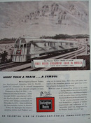 Burlington Route A Symbol More Than A Train Ad 1944