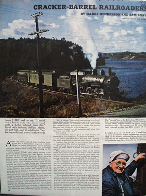 Cracker Barrel RR Article 1945