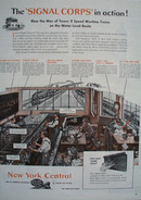 New York Central Signal Corps In Action Ad 1944