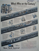 New York Central Whos Who On Century Ad 1945