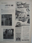 Rock Island Lines Open House Time Ad 1951