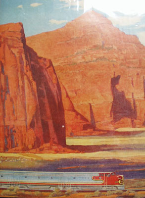 Santa Fe San Francisco Chief Ad 1954