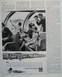 Union Pacific RR See the West Ad 1965