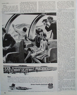 Union Pacific RR See the West Ad 1965