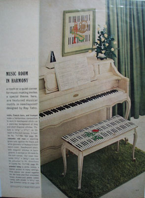 Music Room In Harmony Ad 1968