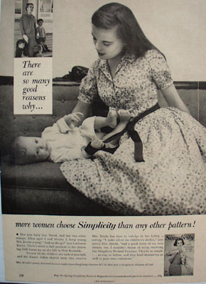 Simplicity Pattern More Women Choose Ad 1958