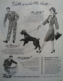 Talon Slide Fastener So Much Better Ad 1945