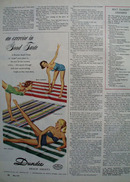Dundee Beach Sheets Good Taste Ad 1954