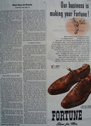Fortune Shoes Making Your Fortune Ad 1945