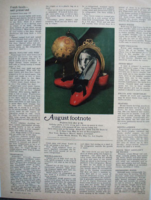 Little Van Eli Girls Shoes August Footnote Ad 1965