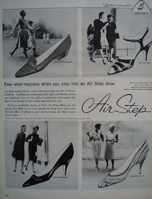 Air Step Feel What Happens Ad 1960