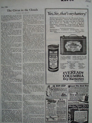 Eveready Columbia Battery Yes Sir Ad 1926