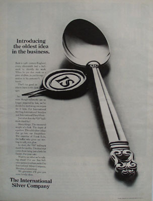 International Silver Oldest Idea In Business Ad 1966