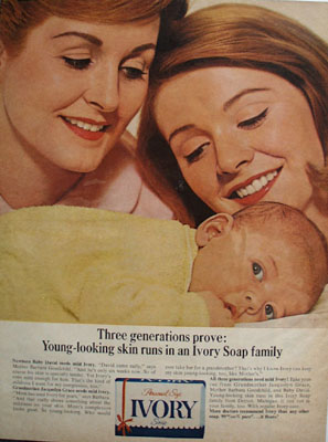 Ivory Three Generations Ad 1965