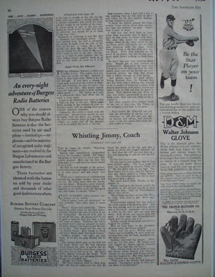 D And M Baseball Glove Be The Star Player Ad 1926