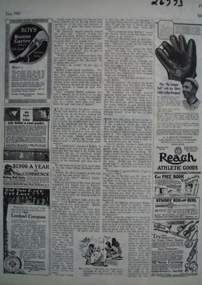 Reach Athletic And Eddie Collins Ad 1926