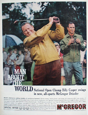 McGregor And Billy Casper Ad 1960