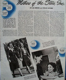 Mothers Of The Stars Article And Pictures 1944