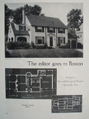 Louis E Wyman Home Newtonville, Mass. 1933