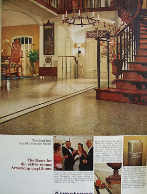 Armstrong Cork The Front Hall Ad 1966