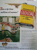 Johnson Glo Coat Take A Tip Ad 1946