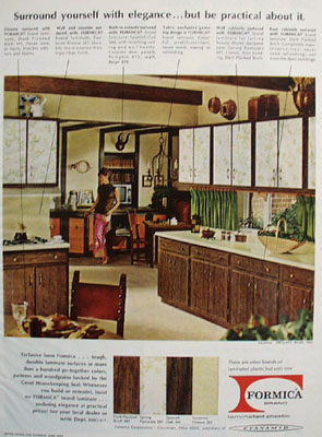 Formica Surround Elegance Kitchen Ad 1967