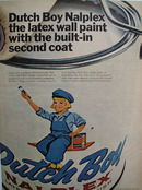 Dutch Boy Paint Built In Second Coat Ad 1967