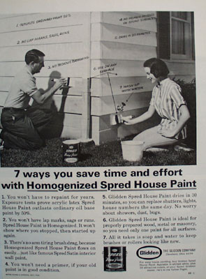 Glidden Pain 7 Ways to Save Ad 1965