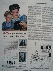 Adel Camera Enjoy Color Slides Ad 1945