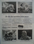 Ansco Film Remembers You Are Human Ad 1944
