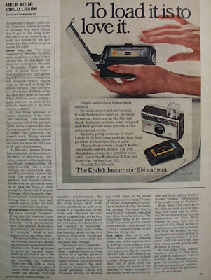 Eastman Kodak To Load It Ad 1967