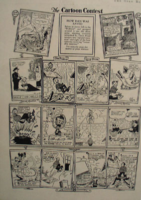 Cartoon Contest How Dan Was Saved Ad 1933