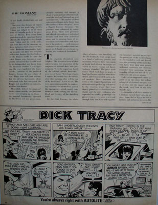 Dick Tracy And Auto Lite Battery Ad 1966