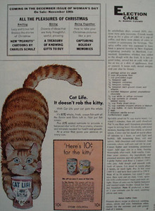 Cat Life Does Not Rob Kitty Ad 1968