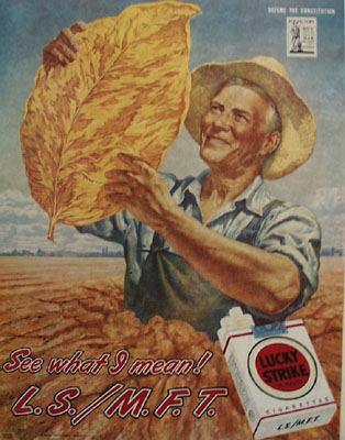Lucky Strike See What I Mean Ad 1945