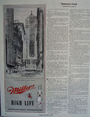 Miller Beer And La Salle St Chgo 1945