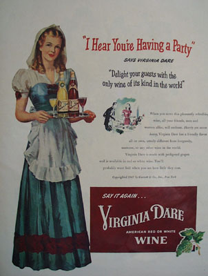 Virginia Dare Wine You Are Having A Party Ad 1947