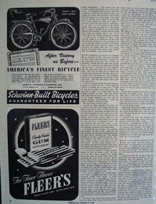 Schwinn Bikes After Victory Ad 1944
