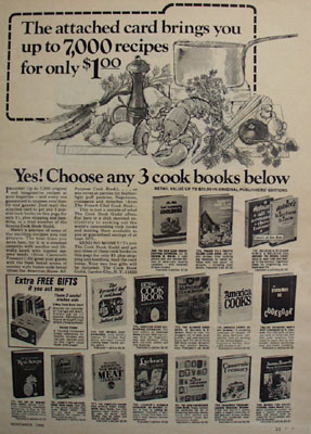 Cook Book Guild 7000 Recipes Ad 1968