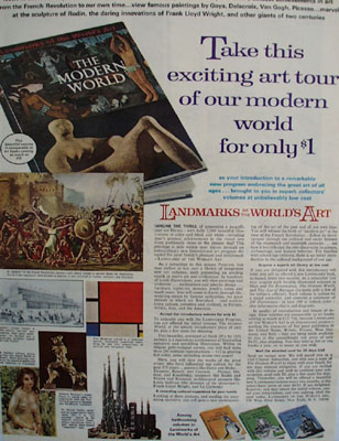 Landmarks Of Worlds Art Ad 1966