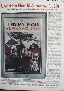 Christian Herald Almanac Ad 1913