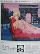 Ponds and Jacqueline Huet Actress Ad 1960