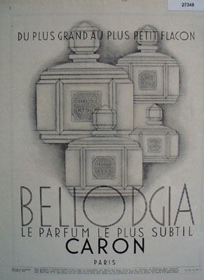 Bellodgia Perfume Paris Ad 1931